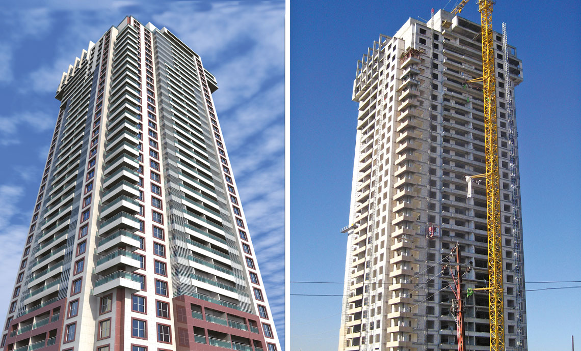  high-rise facade windows and doors